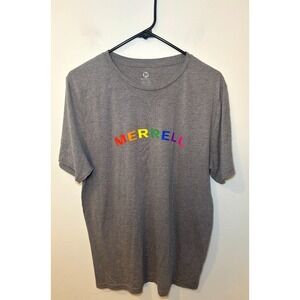 Merrell T-Shirt Size Large Rainbow